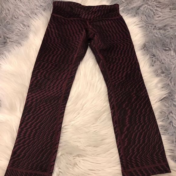 lululemon athletica Pants - Lululemon Shifted Horizon Red Grape Wunder Under